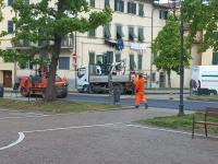 Per consentire la riparazione ad una tubatura dell'acqua chiuso l'8 Maggio l'accesso da via Vittorio Emanuele a via Garibaldi a Calcinaia