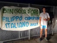 Filippo si “laurea” campione italiano ai Campionati Universitari