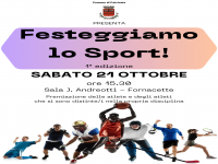 Sabato 21 Ottobre "Festeggiamo lo Sport!" con le atlete e gli atleti del territorio