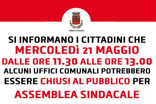 Assemblea sindacale 21 maggio