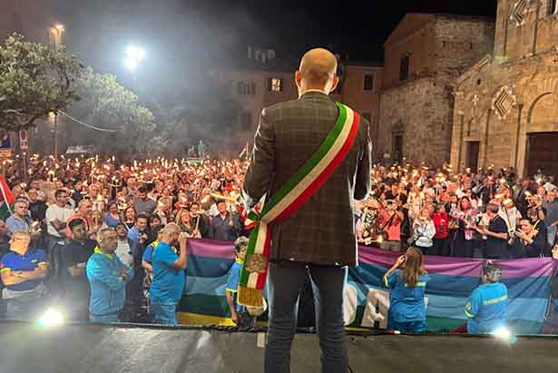 fiaccolata gaza