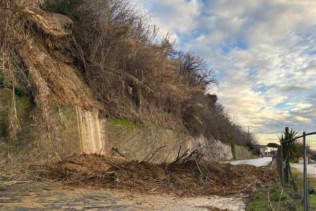 Frana sulla Francesca