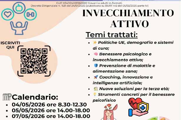 invecchiamento attivo 2026