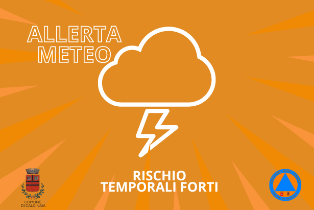 allerta arancione temporali