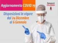 Con il nuovo Decreto Legge restrizioni dal 24 Dicembre al 6 Gennaio! Da Domenica 20 Dicembre il nostro Comune cambierà colore più volte!