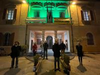 Il Municipio si illumina di verde per la Giornata Mondiale della Salute Mentale