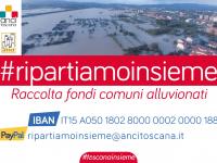 #Ripartiamo Insieme: raccolta fondi di Anci Toscana per i Comuni alluvionati